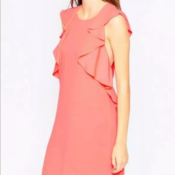 Jenni Ruffle-Shoulder Racerback Dress NWT - Picture 2 of 4